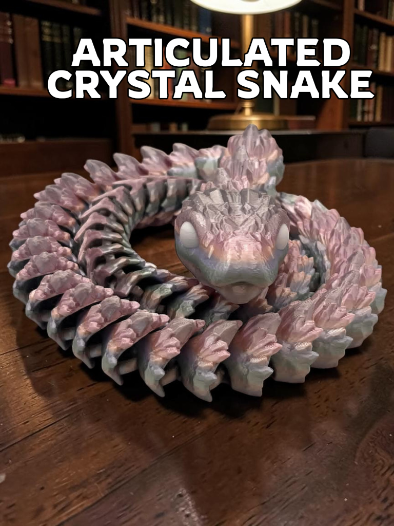 Large Articulated Crystal Snake - Dad Man Trading